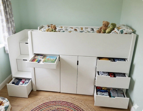 Children wooden mid - mid, sleeper
