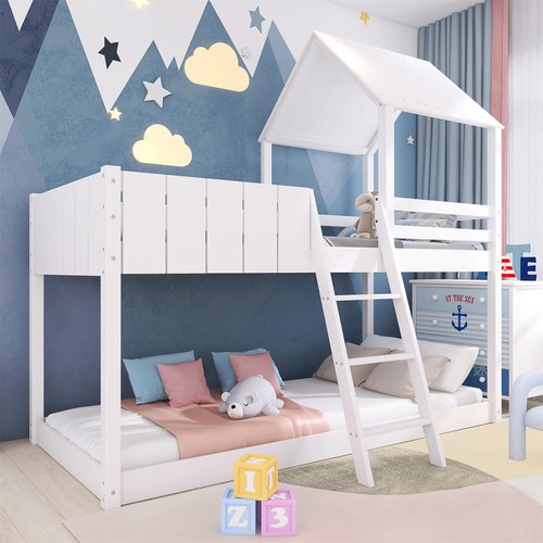 Wooden bunk beds 3ft treehouse - wooden,